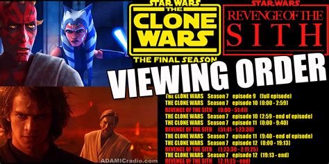 clone wars revenge of the sith watch order|revenge of the sith reddit.